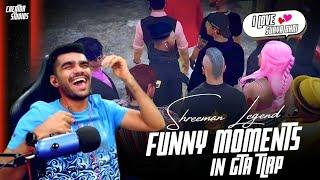 Shreeman Legend Funny Moments In #tlrp #gta