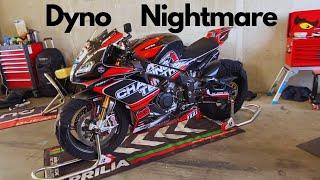 Dyno day issues & joys | Aprilia RSV4 RF at TBR Performance | Part 1 of 5 of TT Assen Trackday Trip