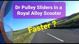 Dr. Pulley Sliders in a Royal Alloy GT125, with road test.