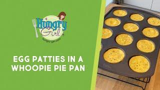 Hungry Girl’s 1-Ingredient Egg Patties in a Whoopie Pie Pan // #shorts