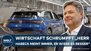 DEUTSCHE WIRTSCHAFT: Überraschende Konjunkturdaten | Wirtschaftsleistung sinkt im zweiten Quartal