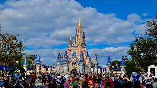 Magic Kingdom 2021 Thanksgiving Crowds in 4K | Walt Disney World 50th Anniversary Florida