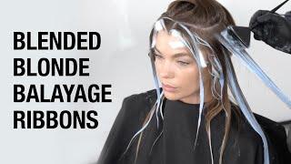 How to Create Blended Blonde Balayage Ribbons | Lived-In Blonde Hair Color Tutorial | Kenra Color
