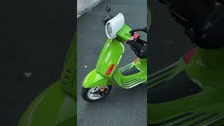 Green Vespa