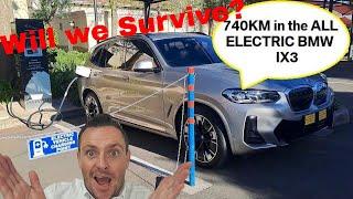 Unplugged Odyssey: Surviving 740km with the Electric BMW iX3!
