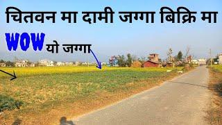 चितवन मा घडेरी बिक्रिमा land on sale in khairani nagarpalika chitwan | sasto jagga | ghar jagga bank