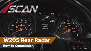 How to Commission SCN Code Program  W205 model the Rear Radar Sensor Blind Spot Sensor Mercedes-Benz