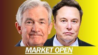 TESLA Q2 DELIVERY NUMBERS LIVE, JEROME POWELL SPEAKS | MARKET OPEN
