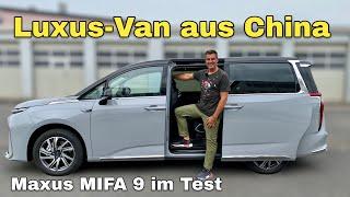 Maxus MIFA 9: Luxus-Van mit Elektroantrieb aus China | Besser als ID.Buzz, EQV und Staria? Test