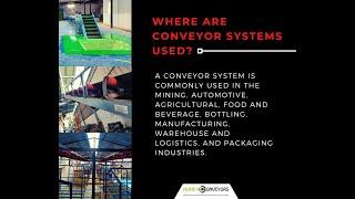 Where are Conveyor Systems used?  | Aline Conveyors