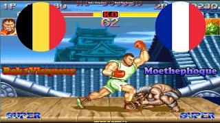 슈퍼 스트리트 파이터 2 터보  Rek1Visqueux (Belgium) vs Moethephoque (France) Super Street Fighter 2 Turbo