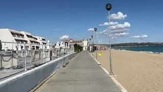 OBZOR Strandpromenade und Strand am Schwarzen Meer