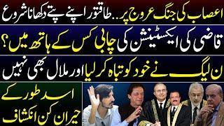 Battle of nerves between powerful and judiciary|hurdles in extension of qazi|pmln vs justice mansoor