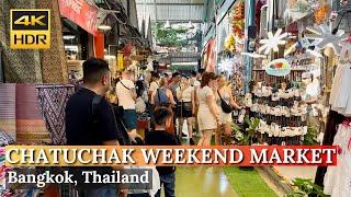 [BANGKOK] Chatuchak Weekend Market "World's LARGEST Outdoor Market!"| Thailand [4K HDR Walking Tour]
