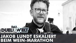 Jakob Lundt eskaliert beim Wein-Marathon - 4h Saufen & Laufen | Teil1 | Duell um die Welt