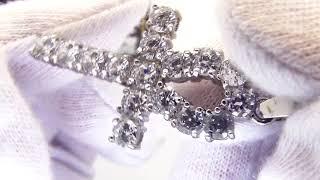 Never Fade 4MM CZ Ankh Cross Stainless Steel Bling Bling |  HP8034S