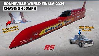 Bonneville World Finals | Streamliner Problems Pushing for 400MPH | VW Caddy Goes 195+MPH |RS Garage