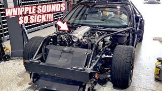 Leroy Jr.'s Whipple Supercharged 408 IS ALIVE!!! This Supercharger WHINES So Loud!!!