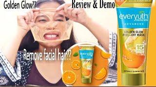 Everyuth Golden Glow Peel Off Mask Review & Demo | Really Works or Not?