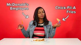 Fast Food Employees Review Each Other's Fries