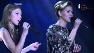 Samanta Kabakova and  Liene Greifane.  Hello Adele cover Latvijas Televizija