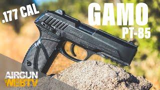 AIRGUN REVIEW - GAMO PT-85 - CO2 Pellet Pistol with Blowback