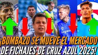 ¡BOMBAZO SE MUEVE EL MERCADO DE FICHAJES DE CRUZ AZUL 2025!