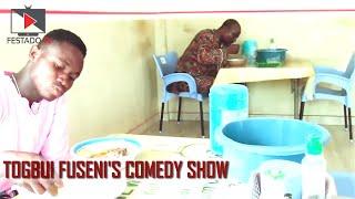 Togbui Fuseni's Comedy Show on FESTADO.TV: Fuseni eats without meat bar | Fuseni mange au bar (EWE)