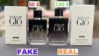 Fake vs Real Armani Acqua di Giò Parfum 100 ml Perfume