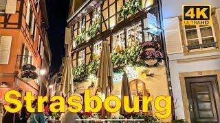 Strasbourg, France - Strasbourg The Capital Of Christmas-2023 | Strasbourg 4K | A Walk In Paris