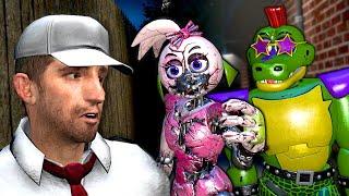 ESCAPE THE FNAF SECURITY BREACH ANIMATRONICS! (Garry's Mod)