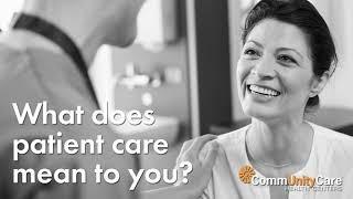 What does patient care mean to you?