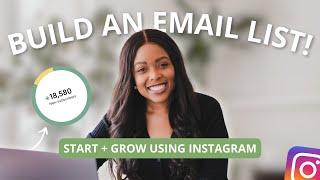 The BEST Way to Grow Your Email List With Instagram