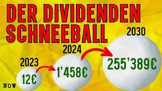 Die Macht des Dividenden Investieren: Der Schneeball Effekt