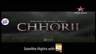 Chhorii Satellite Rights with Sony Max | Amazon prime video Promo on Star Gold Nushrat Barucha