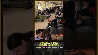 Russia-Ukraine War: Kyiv Residents Take Shelter In Metro Station Furing Russian Attack | WION Shorts