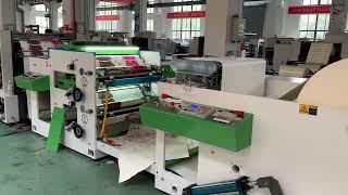 Paper cup flexo printing and punching machine 2 colors