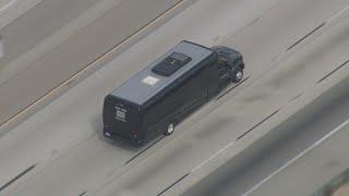 Police chase stolen party bus across Southern California