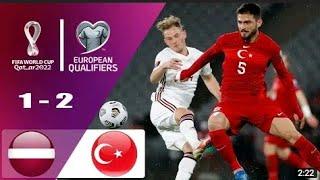 Latvia vs Turkey 1-2 UEFA World Cup Qualifiers 2022 Match Highlights