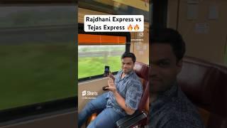 RAJDHANI EXPRESS vs TEJAS EXPRESS running at FULL SPEED 130Kms/Hr  #indiarailways #speed