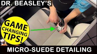 Secret to Cleaning & Protecting Suede / Alcantara / Micro-Suede with Dr. Beasley’s - IDS CAR CARE