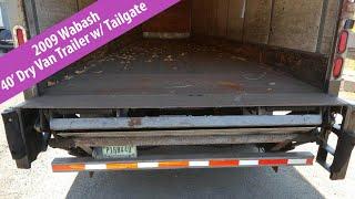 2009 Wabash DVCVHPC 40' Single Axle Dry Box Trailer - TRO 1021242