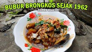 WARUNG BUBUR BRONGKOS KAMBING DAN JEROAN FT ISA BAJAJ - KULINER LEGENDARIS MAGETAN SEJAK 1962