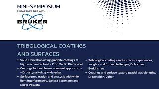 Mini-Symposium: Tribological Coatings and Surfaces