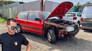 Can I fix this mk3 Vw golf in 48 hours - let’s go!!