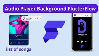 Audio Player Background FlutterFlow