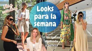 OUTFITS PARA EL DÍA A DÍA ACTUALES /Vlog semanal con looks cómodos para viajar /Tu asesora de imagen