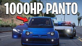 Running From Cops with 1000HP Panto in GTA 5 RP