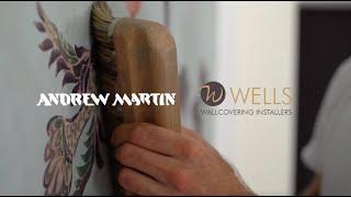 Andrew Martin and Wells Interiors Wallpaper Installation Video