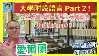 愛爾蘭打工遊學2024| 最省錢的大學附設語言學校？ | 公立vs 私立 區別大比拚！